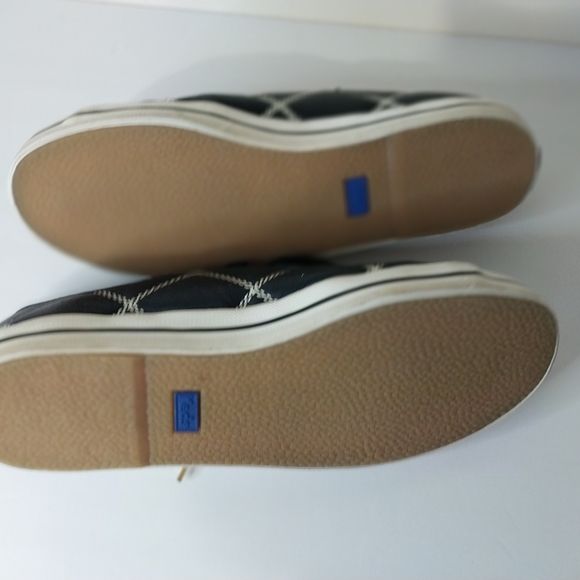 KATE SPADE  Shoes Sneakers Size 8.5 Women's  Black Stitching - Picture 8 of 11